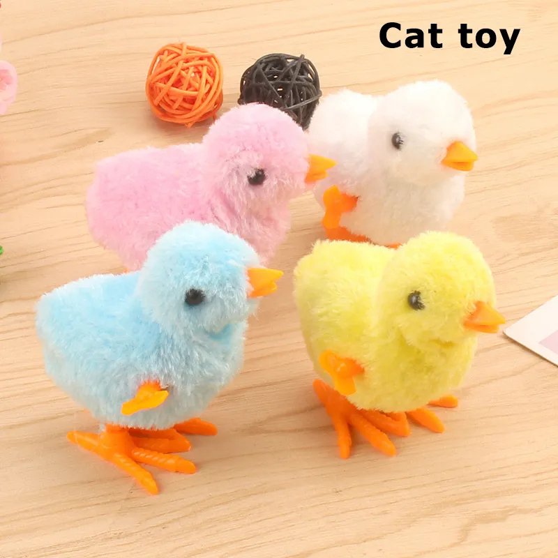 1PCS Creative Wind Up Chick Jumping Chicken.