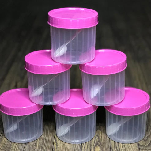 6 Pcs Multipurpose Food Storage Jars